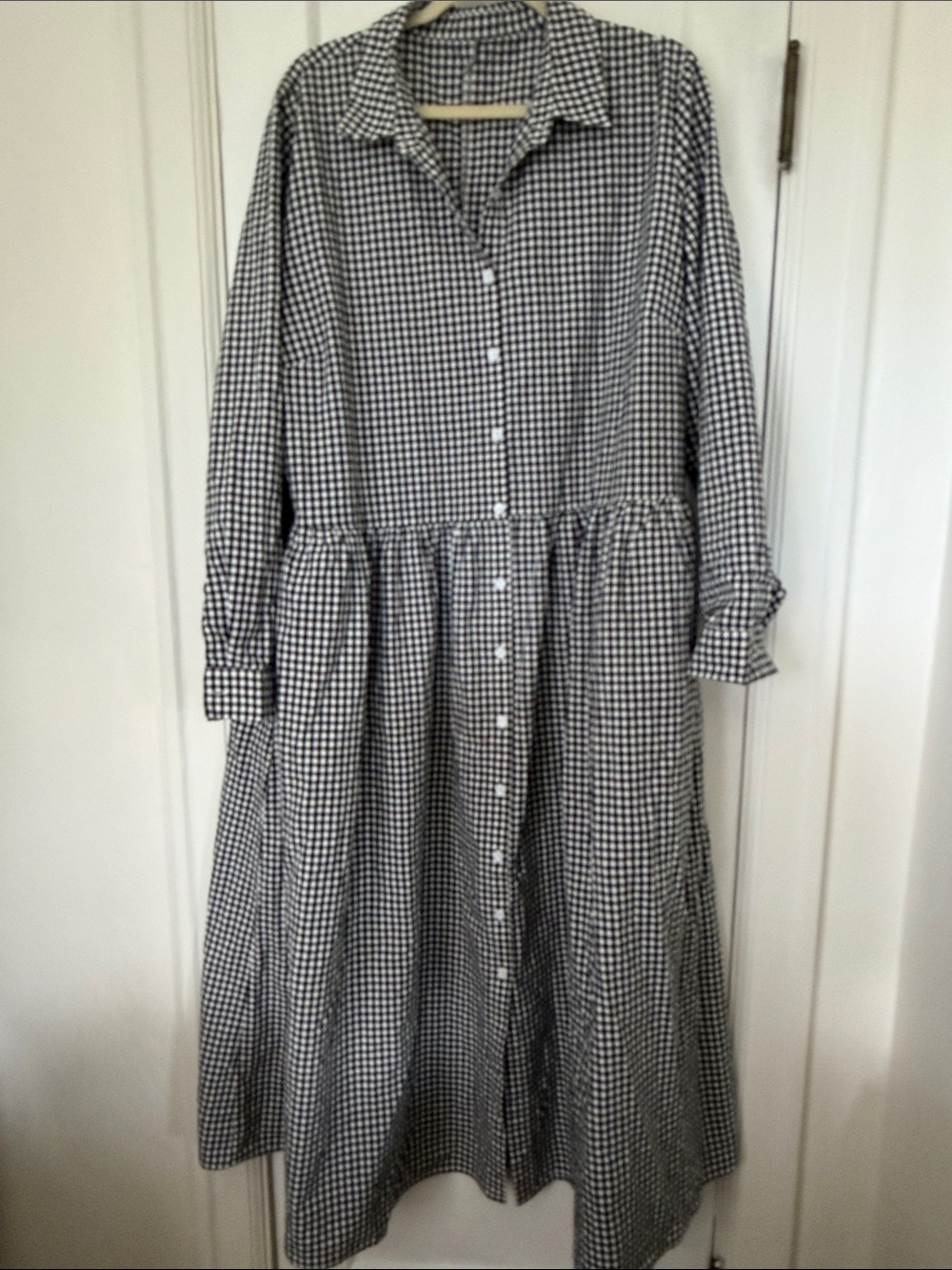 100% cotton gingham dress